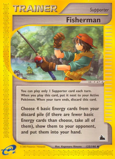 Pescador - Skyridge - ilustração de Kagemaru Himeno