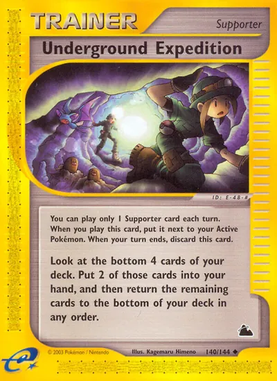 Underground Expedition - Skyridge - ilustração de Kagemaru Himeno