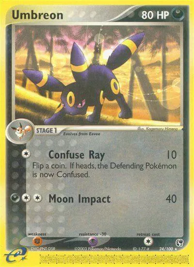 Umbreon - Sandstorm - ilustração de Kagemaru Himeno