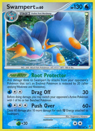 Swampert - Supreme Victors - ilustração de Kagemaru Himeno