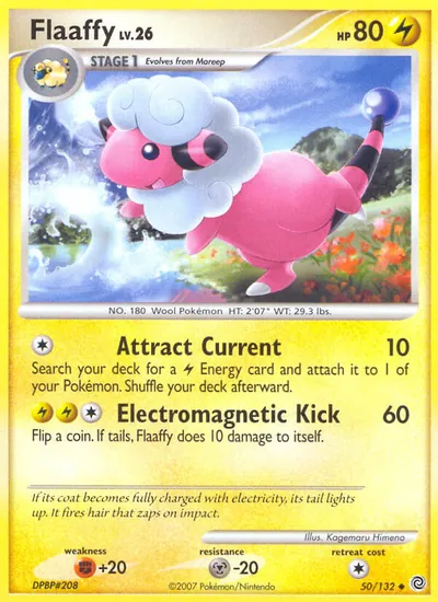 Flaaffy - Maravilhas Secretas - ilustração de Kagemaru Himeno