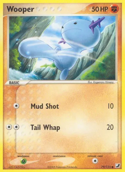 Wooper - Unseen Forces - ilustração de Kagemaru Himeno