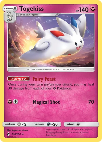 Togekiss - Elos Inquebráveis - ilustração de Kagemaru Himeno