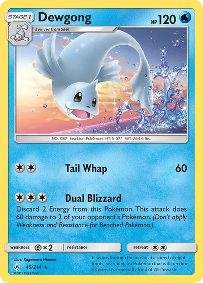 Dewgong - Elos Inquebráveis - ilustração de Kagemaru Himeno