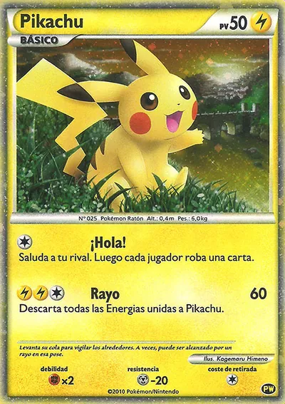 Pikachu - World Collection - ilustração de Kagemaru Himeno