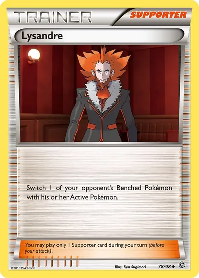 Lysandre - Origens Ancestrais - ilustração de Ken Sugimori