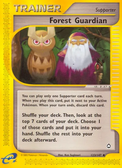 Forest Guardian - Aquapolis - ilustração de Ken Sugimori