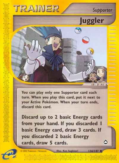 Juggler - Aquapolis - ilustração de Ken Sugimori
