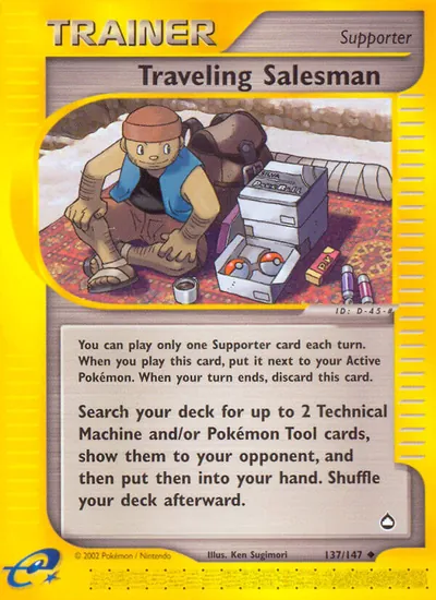Traveling Salesman - Aquapolis - ilustração de Ken Sugimori