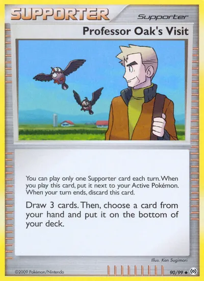 Professor Oak's Visit - Arceus - ilustração de Ken Sugimori