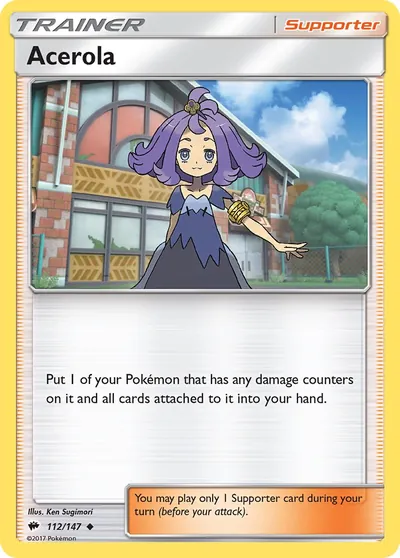 Acerola - Sombras Ardentes - ilustração de Ken Sugimori