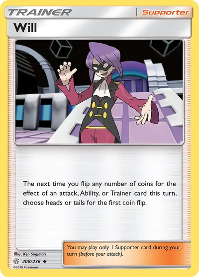 Will - Eclipse Cósmico - ilustração de Ken Sugimori
