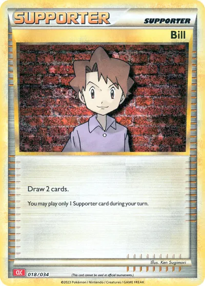 Bill - Pokémon Trading Card Game Classic: Charizard - ilustração de Ken Sugimori
