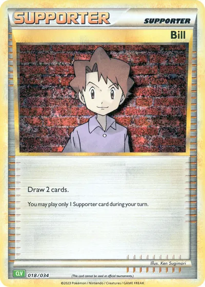 Bill - Pokémon Trading Card Game Classic: Venusaur - ilustração de Ken Sugimori