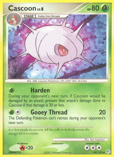 Cascoon - Diamante & Pérola - ilustração de Ken Sugimori