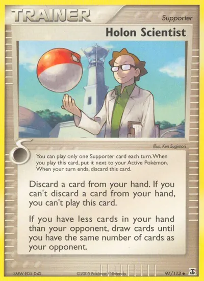 Holon Scientist - Delta Species - ilustração de Ken Sugimori