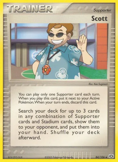 Scott - Emerald - ilustração de Ken Sugimori