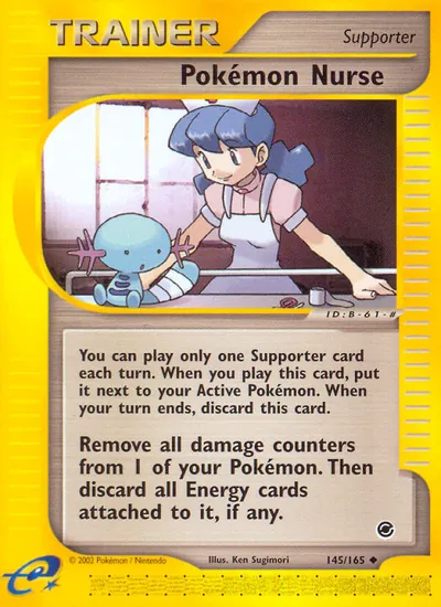 Pokémon Nurse - Expedition - ilustração de Ken Sugimori