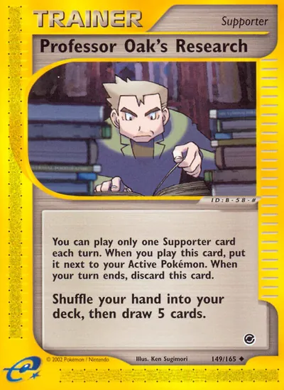 Professor Oak's Research - Expedition - ilustração de Ken Sugimori