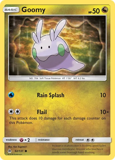 Goomy - Luz Proibida - ilustração de Ken Sugimori