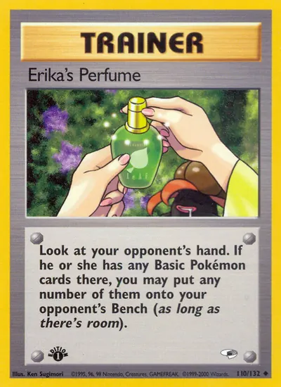 Erika's Perfume - Gym Heroes - ilustração de Ken Sugimori