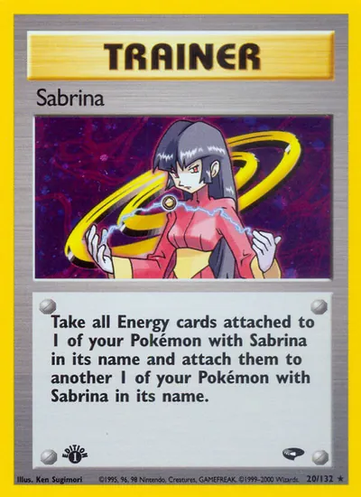 Sabrina - Gym Challenge - ilustração de Ken Sugimori