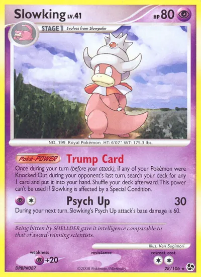 Slowking - Great Encounters - ilustração de Ken Sugimori