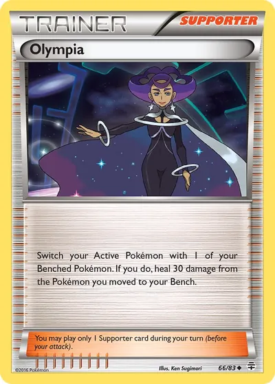 Olympia - Gerações - ilustração de Ken Sugimori