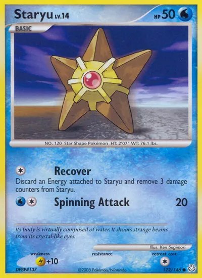 Staryu - Legends Awakened - ilustração de Ken Sugimori