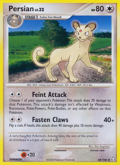 Persian - Legends Awakened - ilustração de Ken Sugimori