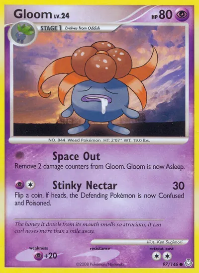 Gloom - Legends Awakened - ilustração de Ken Sugimori