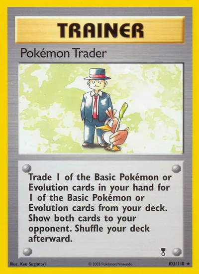 Pokémon Trader - Legendary Collection - ilustração de Ken Sugimori