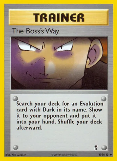 The Boss's Way - Legendary Collection - ilustração de Ken Sugimori