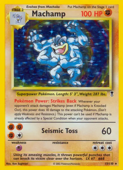 Machamp - Legendary Collection - ilustração de Ken Sugimori