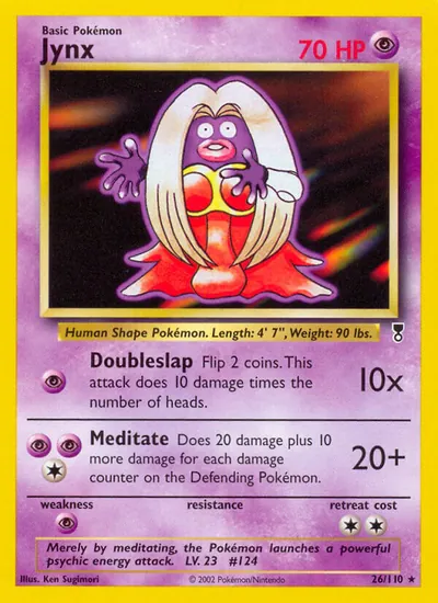 Jynx - Legendary Collection - ilustração de Ken Sugimori