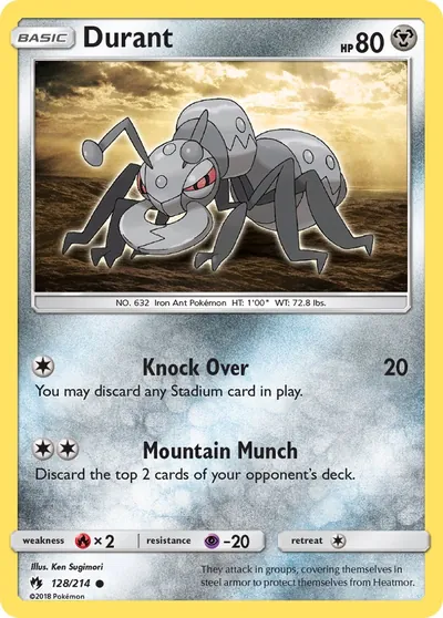 Durant - Trovões Perdidos - ilustração de Ken Sugimori