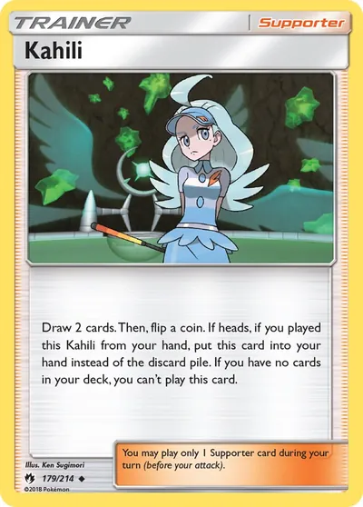 Kahili - Trovões Perdidos - ilustração de Ken Sugimori