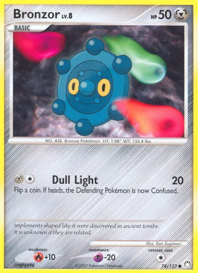 Bronzor - Tesouros Misteriosos - ilustração de Ken Sugimori