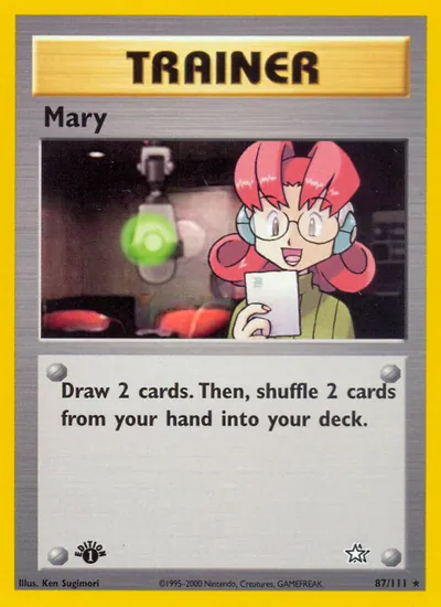 Mary - Neo Genesis - ilustração de Ken Sugimori