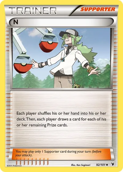 N - Vitórias Nobres - ilustração de Ken Sugimori