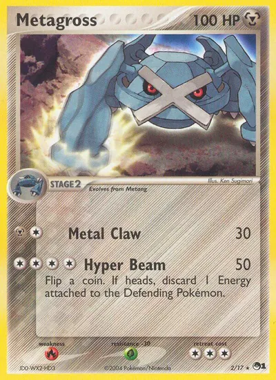 Metagross - POP Series 1 - ilustração de Ken Sugimori