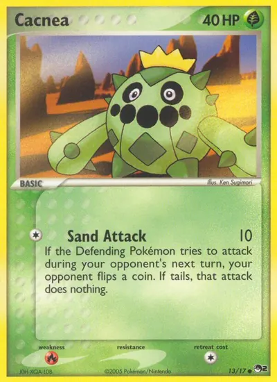 Cacnea - POP Series 2 - ilustração de Ken Sugimori