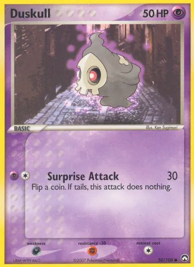 Duskull - Power Keepers - ilustração de Ken Sugimori
