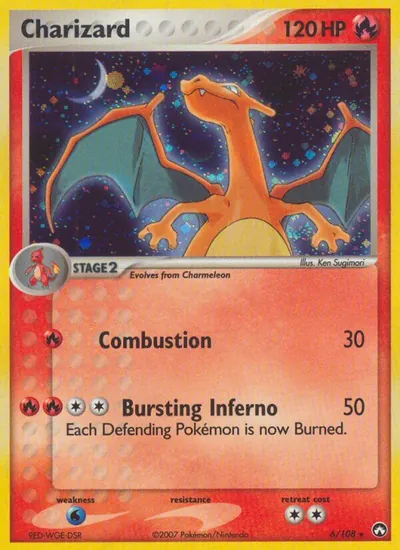 Charizard - Power Keepers - ilustração de Ken Sugimori
