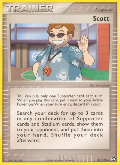 Scott - Power Keepers - ilustração de Ken Sugimori