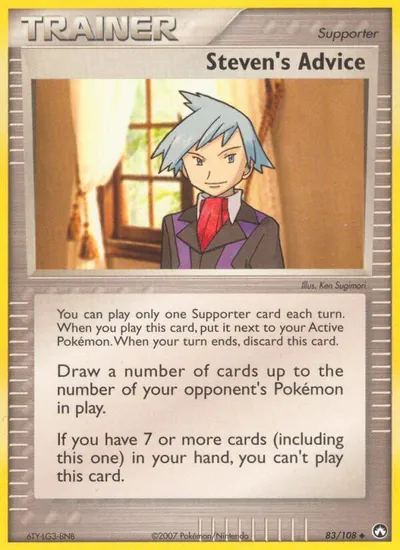 Steven's Advice - Power Keepers - ilustração de Ken Sugimori