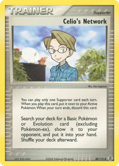 Celio's Network - FireRed & LeafGreen - ilustração de Ken Sugimori