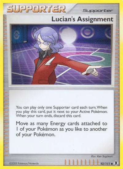 Lucian's Assignment - Rising Rivals - ilustração de Ken Sugimori