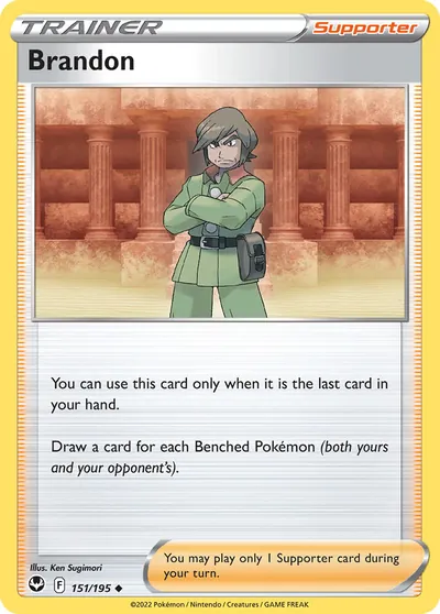 Brandon - Tempestade Prateada - ilustração de Ken Sugimori