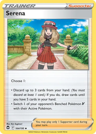 Serena - Tempestade Prateada - ilustração de Ken Sugimori